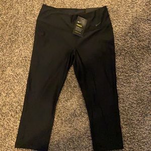 Nike leggings pink black white womens med NWT